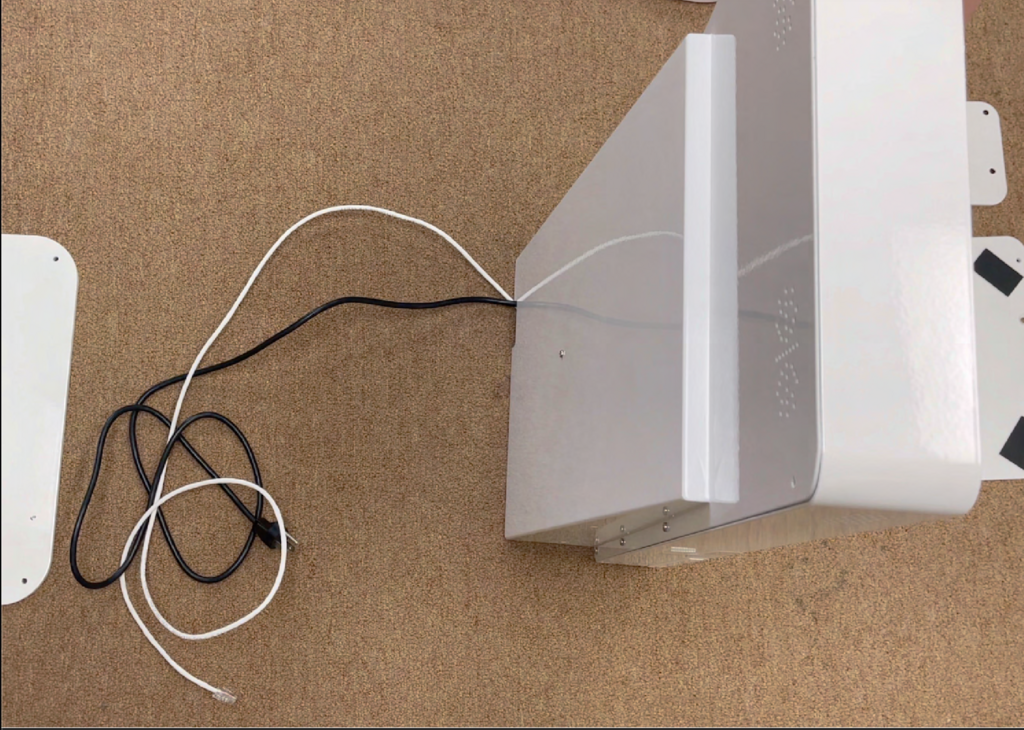 Pre-attached cables